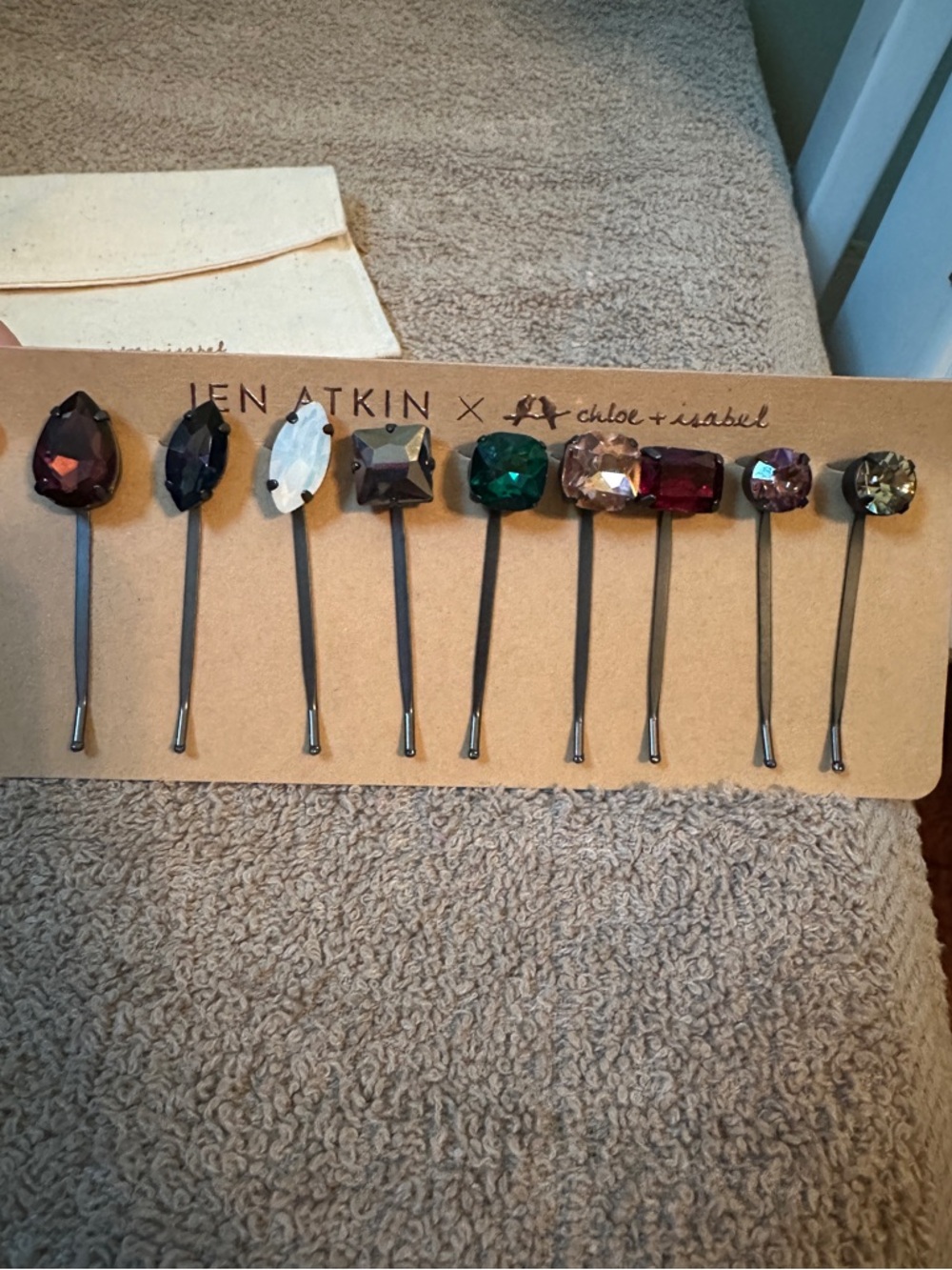 Jen Atkin x Chloe + Isabel Multi-Crystal Pin Set